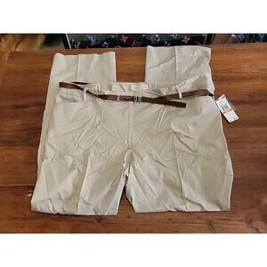 Michael Kors NWT Khaki Pants 24W Women’s Dress Pants Plus Size Belted